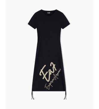 EA7 Vestido Firma negro