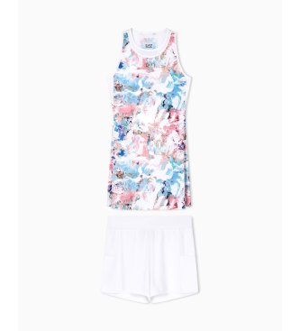 EA7 Vestido Tennis Pro blanco