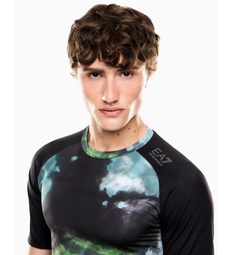 EA7 Vigor7 Graphic T-shirt multicoloured