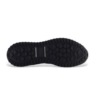 EA7 New Heritage Leren Sneakers grijs