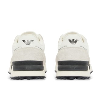 EA7 Vintage gympen Triple White