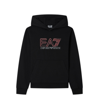 EA7 Sichtbarkeit Sweatshirt schwarz