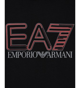EA7 Sichtbarkeit Sweatshirt schwarz