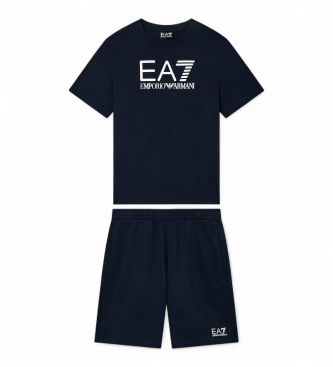 EA7 Conjunto Visibility Boy azul-marinho