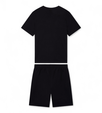 EA7 Conjunto Visibility Boy Preto