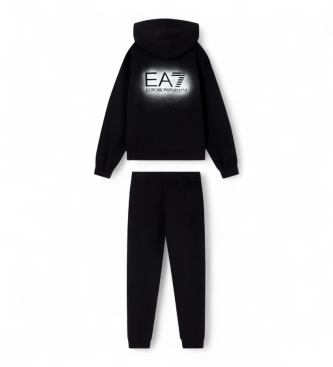 EA7 Komplet za dekle za vidljivost Black