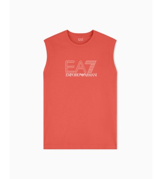 EA7 Visibility T-Shirt M R�d