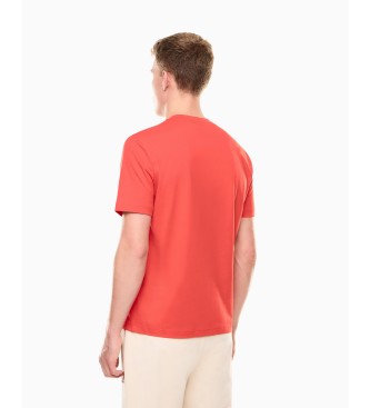 EA7 T-shirt de visibilit� rouge
