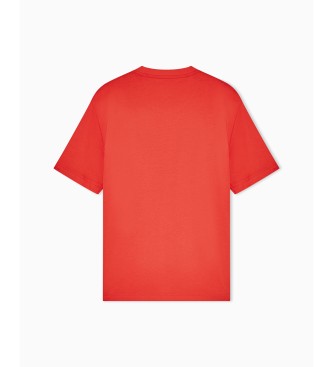 EA7 T-shirt de visibilit� rouge