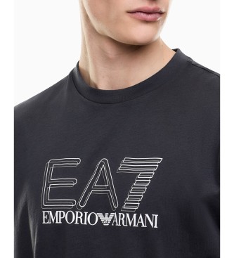 EA7 Zichtbaarheid T-shirt grijs