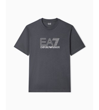 EA7 Zichtbaarheid T-shirt grijs