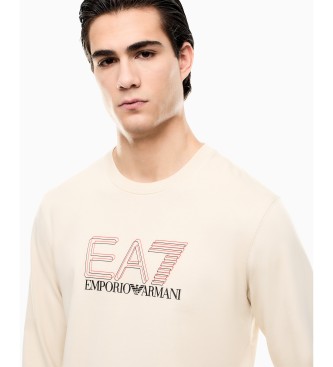 EA7 Visibility beige sweatshirt