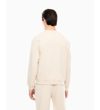 EA7 Visibility beige sweatshirt