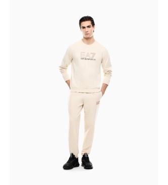 EA7 Visibility beige sweatshirt