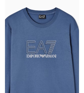 EA7 Sweatshirt Visibility M bl�