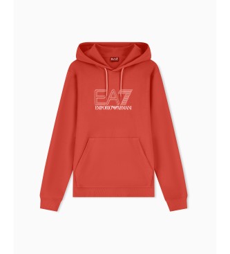 EA7 Sudadera Visibility Regular rojo