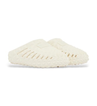 EA7 Water Prisma beige teenslippers
