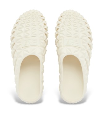 EA7 Water Prisma beige teenslippers