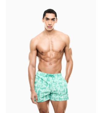 EA7 Costume da bagno sportivo verde