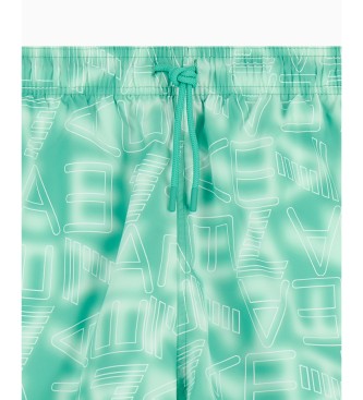 EA7 Costume da bagno sportivo verde