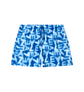 EA7 Zwembroek met Graphic Series-logoprint blauw