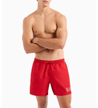 EA7 Sports Core swimming costume red