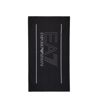 EA7 Watersport handdoek zwart