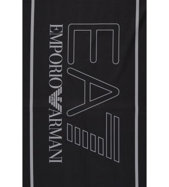 EA7 Watersport handdoek zwart