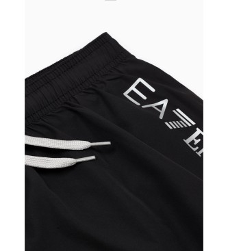 EA7 Extended Logo Badeanzug schwarz