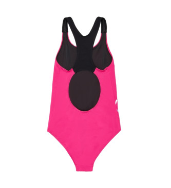 EA7 Maxi Swimsuit Pink Logo
