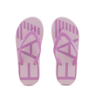 EA7 Flip Flops Oversize Logo Flip Flop U pink