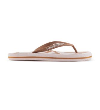 EA7 Flip Flops Oversize Logo Flip Flop U beige