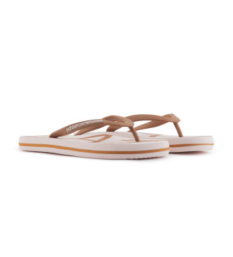 EA7 Infradito Oversize Logo Flip Flop U beige