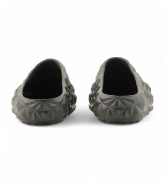 EA7 Sandalias con motivo geomtrico tridimensional  negro