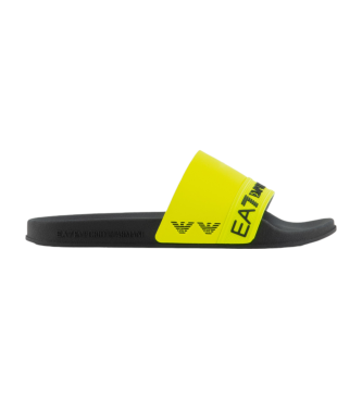 EA7 Flip flops slides gul