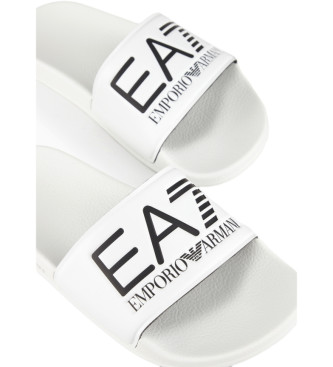 EA7 Widoczne klapki do sportów wodnych białe
