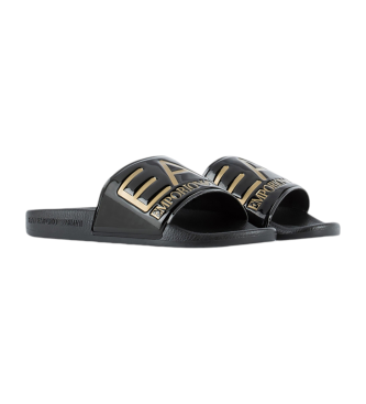 EA7 Watersport Zichtbaarheid slippers zwart