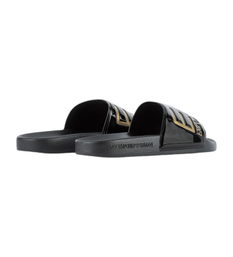 EA7 Watersport Zichtbaarheid slippers zwart