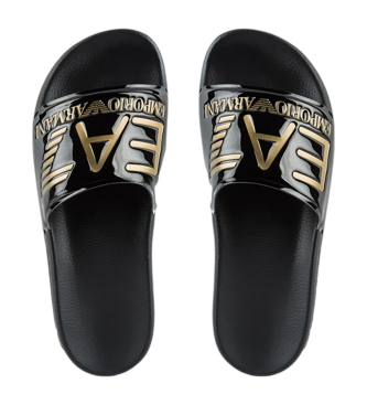 EA7 Vandsports-slippers med synlighed, sort