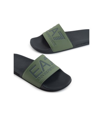 EA7 Chinelos Desportos aquticos Visibilidade Chinelo U preto