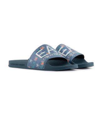 EA7 Infradito Visibility Slipper U blu