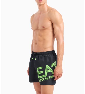 EA7 Oversized zwempak Logo zwart