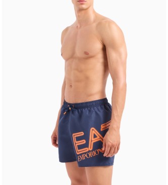 EA7 Costume da bagno oversize con logo mairno