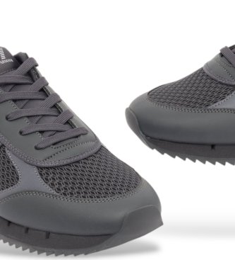 EA7 Chaussure Nova gris foncé