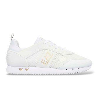 EA7 Buty sportowe Nova z siatki, bia?e