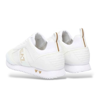 EA7 Buty sportowe Nova z siatki, bia?e
