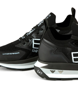 EA7 Sportschoenen Zwart & Wit Altura zwart