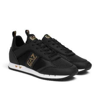 EA7 Baskets Black & White Carbon noir