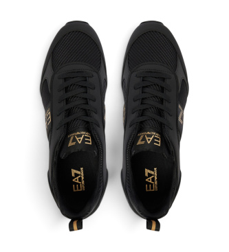 EA7 Baskets Black & White Carbon noir