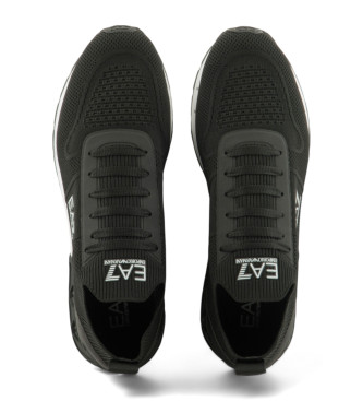 EA7 Trainers Black & White Legacy Knit black